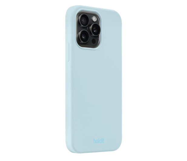 Holdit Silicone Case iPhone 15 Pro Max Mineral Blue - 1235991 - zdjęcie 2